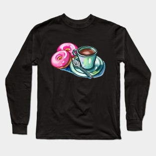 Coffee and donuts Long Sleeve T-Shirt